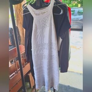Jolie & Joy white knit dress